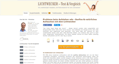 Desktop Screenshot of lichtwecker-test.de